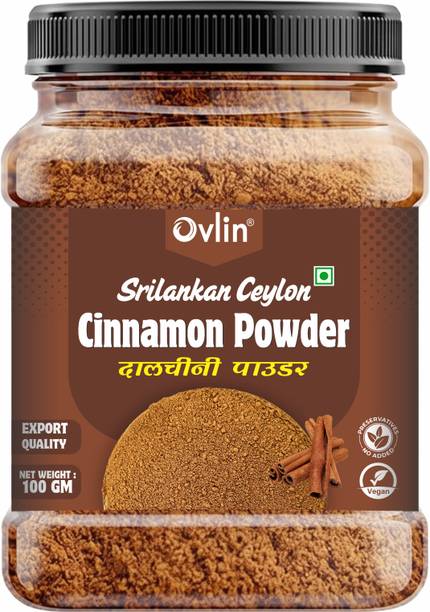 Ovlin Srilankan Ceylon Cinnamon Powder | Dalchini Cinnamon Powder| Aroma & Flavour