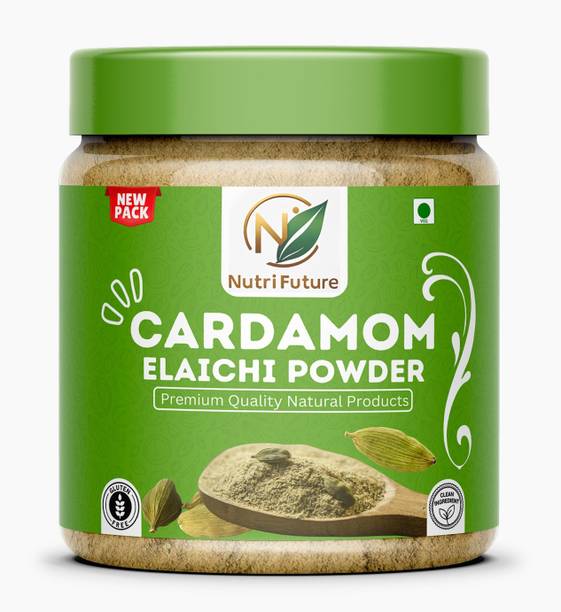 NUTRIFUTURE Cardamom Powder | Elaichi Powder | Natural Green Cardamom seed Powder