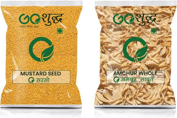 Goshudh Amchur Sabut 100gm & Sarso 250gm Combo Pack 350g
