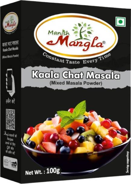 Manish Mangla Kaala Chat Masala 100g | Tangy & Spicy Chaat Masala Powder