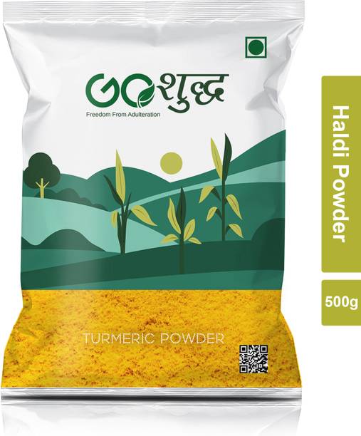 Goshudh Premium Quality Haldi Powder (Turmeric)-500gm (Pack Of 1)