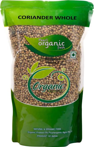 Pearl Organic Fresh Whole Coriander Seeds | Sabut Dhaniya Seeds | Aromatic Cooking Spice