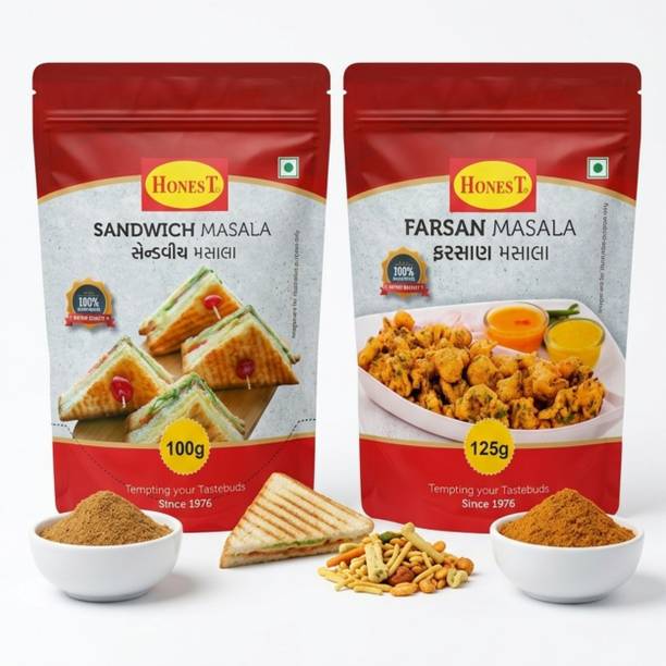 HONEST Masala Combo Pack 2 - Sandwich Masala & Farsan Masala