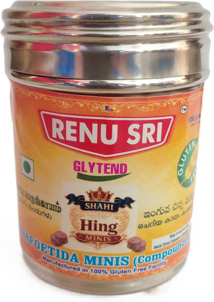 Renusri Glytend SHAHI EXCELLENT AROMA ASAFOETIDA MINIS(Crystals_GLUTEN FREE_NO PRESERVATIVE_100g