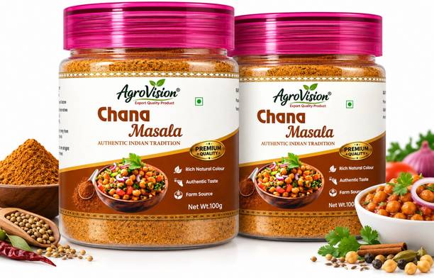 AGROVISION Chana Masala | Premium Quality Authentic Indian Spice Blend | Rich Aroma