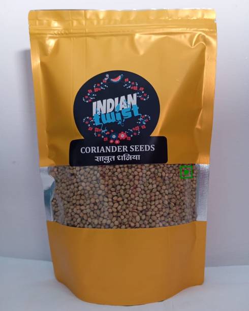 IndianTwist Pure & Fresh Khada Dhaniya – Whole Coriander Seeds for Cooking & Health