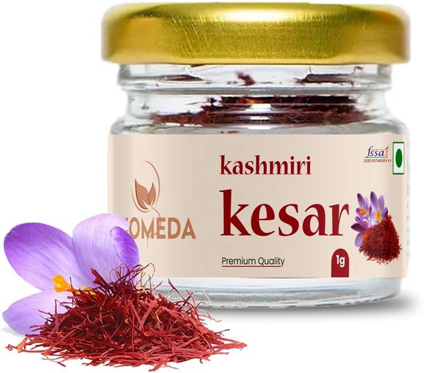 होमेडा Kesar Saffron Original 1g, Pure Kashmiri Kumkuma Puvvu, Kungumapoo, Grade A