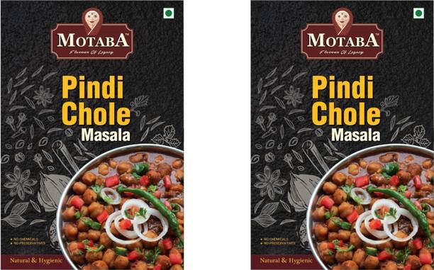 MOTABA Tasty Flavorful Pindi Chole Masala Powder, Chhole Masala- Pack of 2