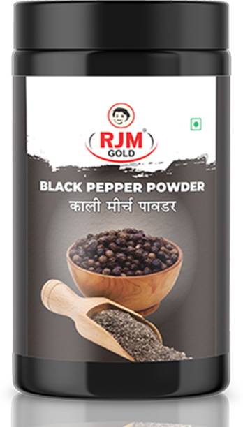 RJM GOLD Black Pepper Powder (Kali Mirch) | Strong Aroma & Pungent Taste | Pure & Natural