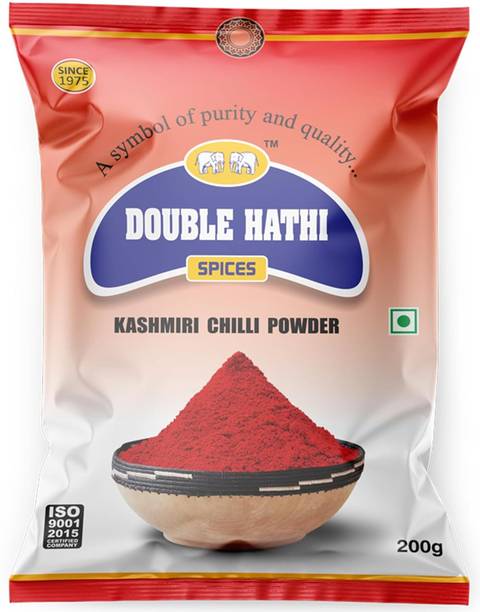 Double Hathi Kashmiri Red Chilli Powder - Kashmiri Lal Mirch - Mild Heat, Rich Flavor