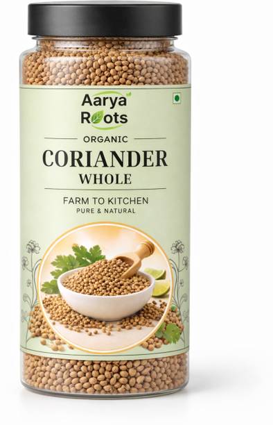 AARYA ROOTS Whole Coriander (Dhaniya Sabut) – Natural Dhaniya Sabut