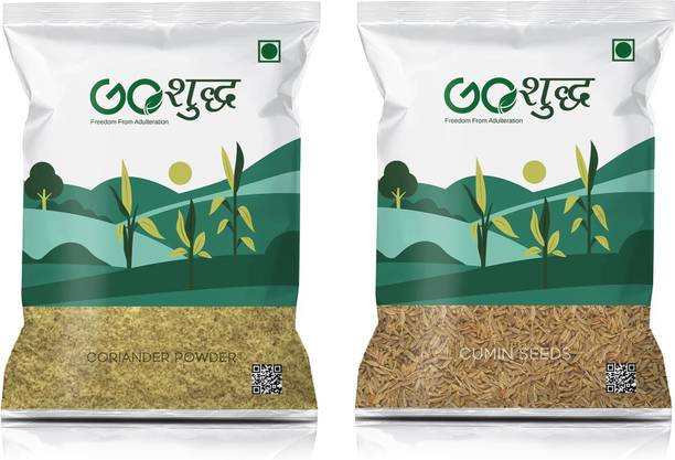 Goshudh Dhaniya Powder 500g & Jeera 500gm Combo Pack 1000g