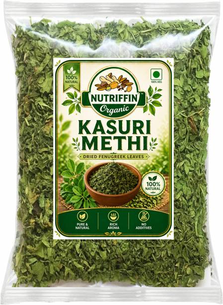 Nutriffin Organic Kasuri Methi | Dried Fenugreek Leaves | Fresh & Natural
