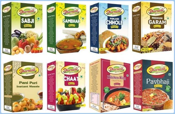Dharmasut Premium Garam Masala + Kitchen King Paneer Masala + Pavbhaji Masala