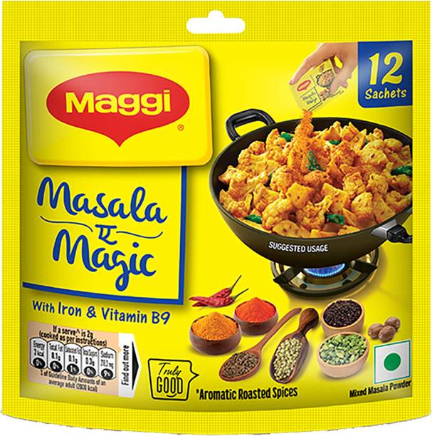 Maggi Masala-Ae-Magic Vegetable Masala, All In One Powder (6g x 12 Sachets)