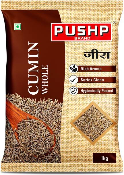 Pushp Brand Whole Jeera | Premium Cumin Seeds for Cooking & Tadka