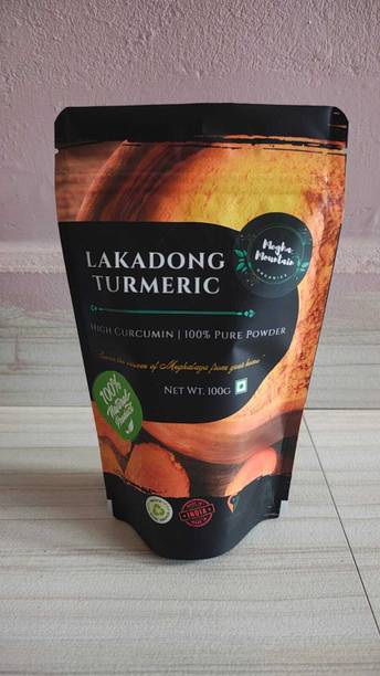 Megha Mountain Organics Lakadong Turmeric Powder (High Curcumin 7%+) – GI Certified, Naturally grown