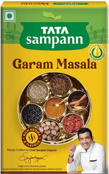 Tata Sampann Garam Masala with Natural Oils, Crafted by Chef Sanjeev Kapoor