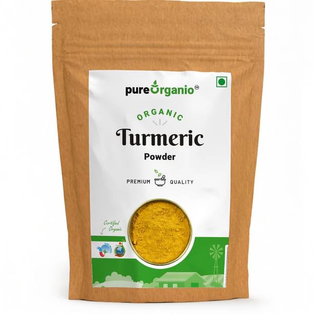 Pure Organio Organic Turmeric Powder - Haldi Powder - NPOP Indian Organic Certified