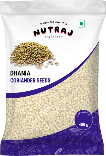 Nutraj Coriander Seeds 400g, Sabut Dhaniya 400g, Dhania Seeds