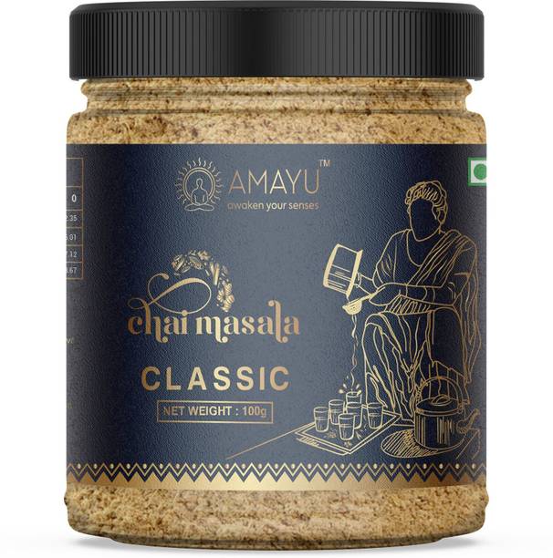 AMAYU Classic Chai Masala Powder | Blend of 7 Spices | Enhances The Taste of Tea