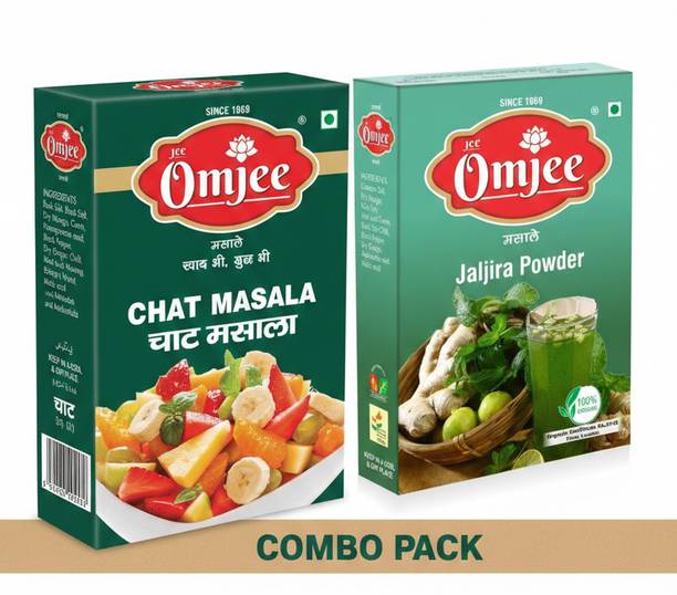 JEE OM JEE Chaat Masala And Jaljeera Powder Combo
