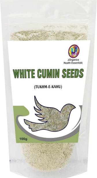 J Organics White Cumin seeds -100 g, Safed Cumin