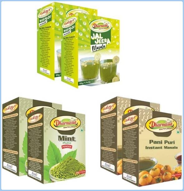 Dharmasut Jal jeera Powder Pani Puri Masala Mint Powder