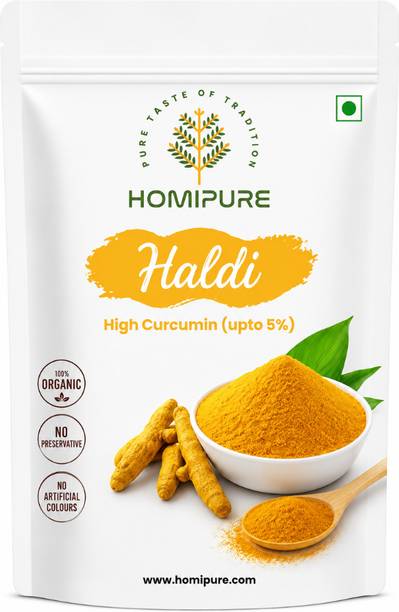 Homipure Premium Turmeric Powder | Finely Ground Haldi for Everyday Cooking & Seasoning