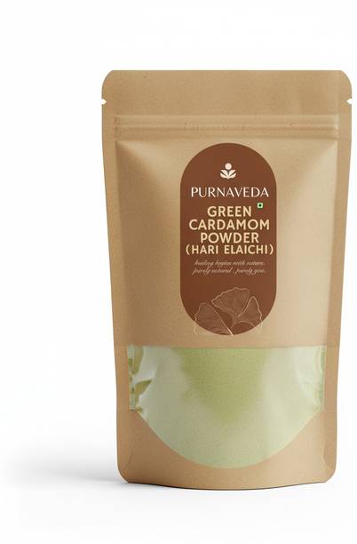 Purnaveda Green Cardamom Powder (Elaichi Hari)