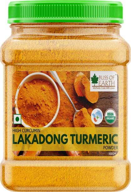 Bliss of Earth High Curcumin Certified Organic Lakadong Turmeric Powder