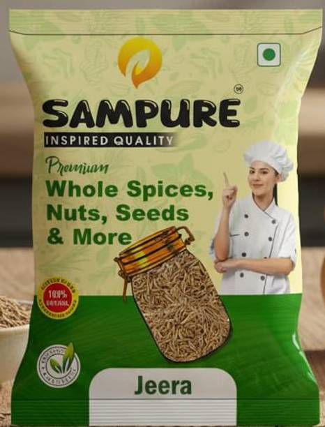 SAMPURE Whole Cumin Jeera 200g, Cumin Seed, Sabut Jeera, Jeera Spice Whole, Jeera Sabut