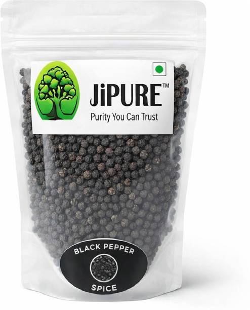 jipure Black Pepper | Bold & Pungent Whole Peppercorns