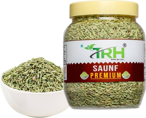 TRH Premium Organic Saunf Whole Fennel Seeds - Big Size Sounf - TH03