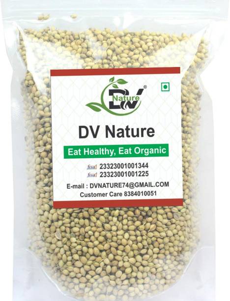 DV Nature Coriander Seeds Whole | Dhaniya Seeds | Sabut Dhania | Hara Dhana Whole
