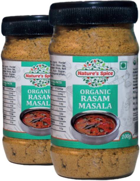 Nature's Spice Organic Rasam Masala Powder - 200 Grams, Combo Pack of 2 x 100 Grams