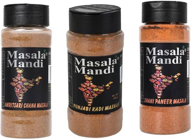 Masala Mandi Combo Pack of 3 – Amritsari Chana Masala, Punjabi Kadi & Shahi Paneer Masala