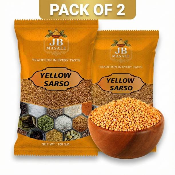 JB MASALE Yellow Sarso | Yellow Mustard Seeds