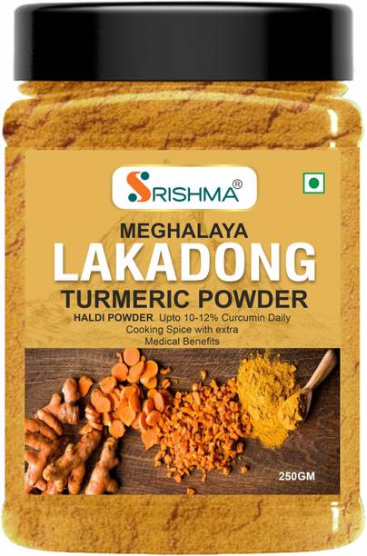 Srishma High Curcumin Certified Organic Lakadong Turmeric Powder