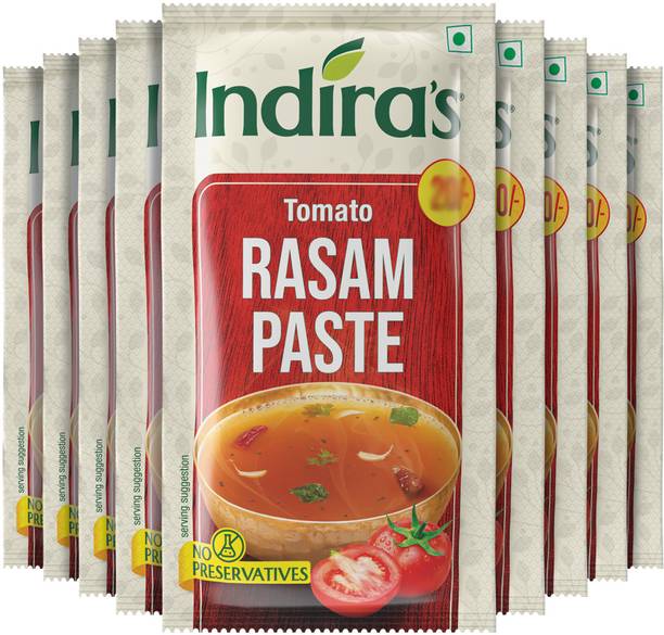 Indira Instant Tomato Rasam Paste - Masala Mix - More Flavourful than Rasam Powder