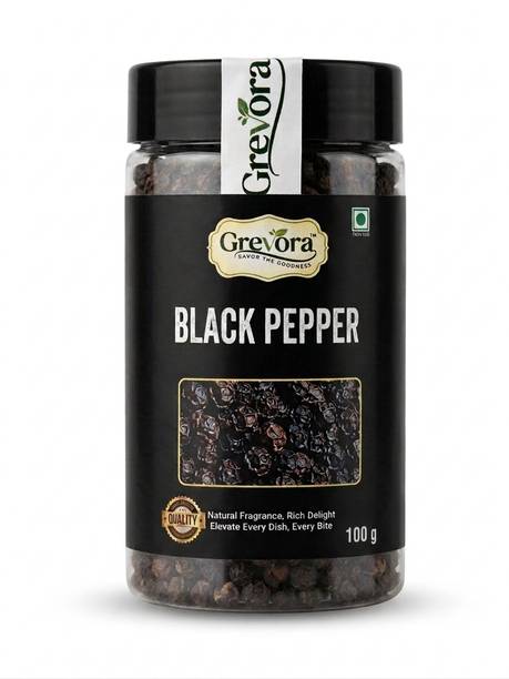 Grevora Premium Black Pepper (Kali Mirch) | Strong Aroma & Bold Flavour