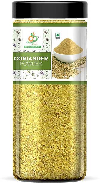 Organic Purify Coriander Seed Powder [Dhania Powder] Indian Masala Jar Pack 400g