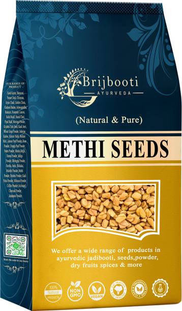 ब्रिजबूटी Methi Seed (400 Gm) | Fenugreek Seeds | Whole Methi Dana Seeds | Indian Spices