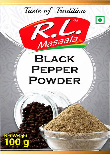 R.L. Masala Kali Mirch Powder 100g Box | Black Pepper Powder | Aromatic Spice