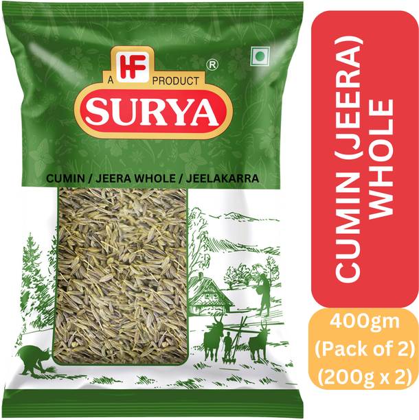 Surya 400gm Cumin whole (Pack of 2; 200gm Each)