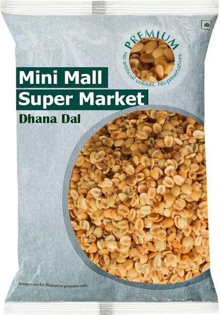MINIMALL SUPER MARKET Dhana/Roasted Split Coriander Seeds/Roasted Dhania Seeds