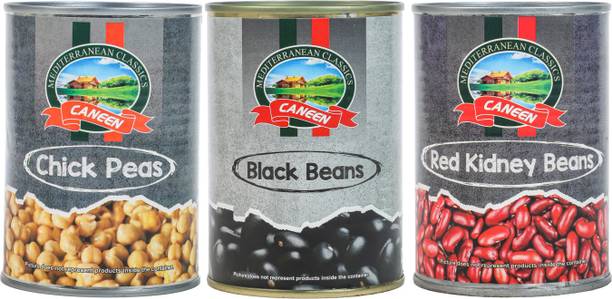 caneen Chick Peas |Black Beans|High in Minerals| Red Kidney Beans (Brown Rajma)