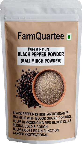 FarmQuartee Black Pepper Powder | Kali Mirch | Gol Mirch Powder