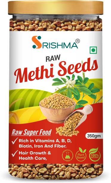 Srishma Fenugreek Seed/Methi Seeds (Whole, 300 Grams) For Your Hair Growth & Health Care