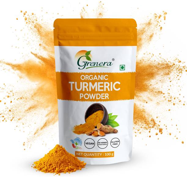 Grenera Organic Turmeric Powder | Haldi Powder ideal for cooking, eating & drinking